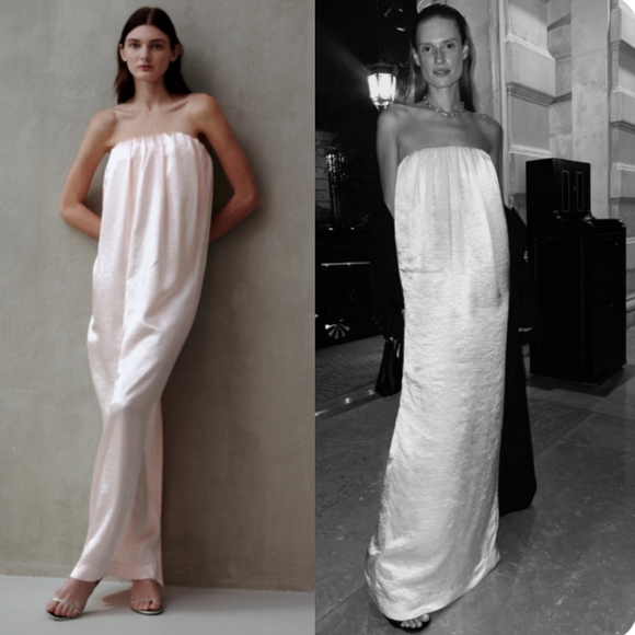 Anna October Dresses & Skirts - ANNA OCTOBER White Tiana Crinkled Dress